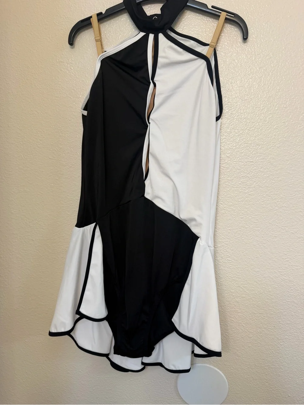 Revolution solo jazz Dance costume black white NEXT TO YOU RC24575 LA adult